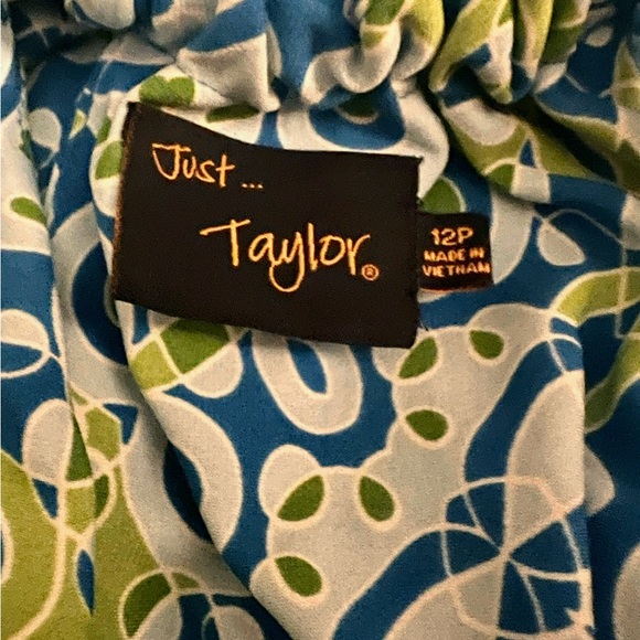 Just...Taylor Blue Ruched Halter Sundress - Picture 3 of 3